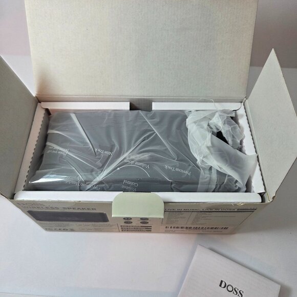 NWT - DOSS SoundBox Wireless Bluetooth Speaker – Black - Picture 2 of 8